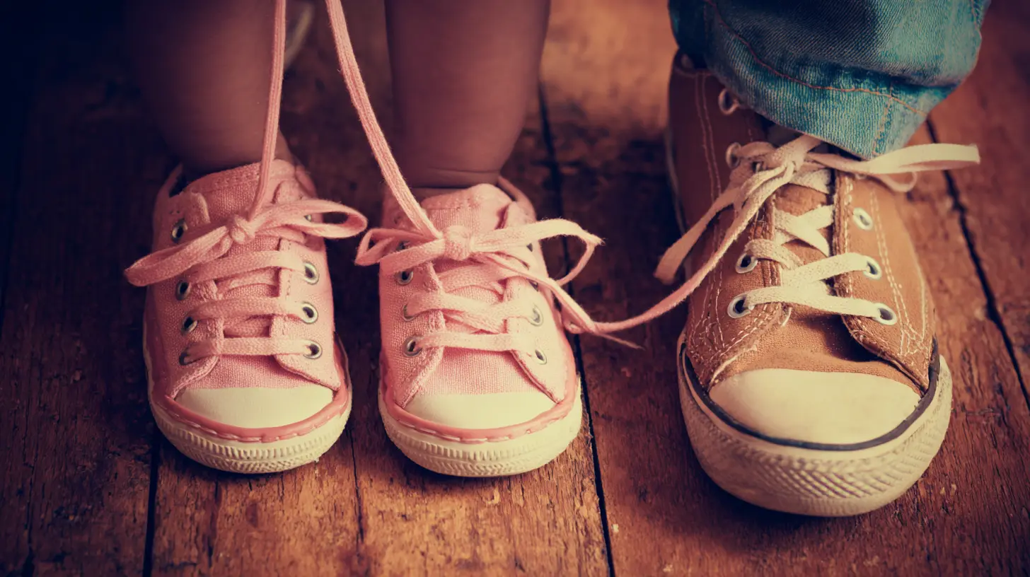 Celebrating the First Time They Tie Their Shoes