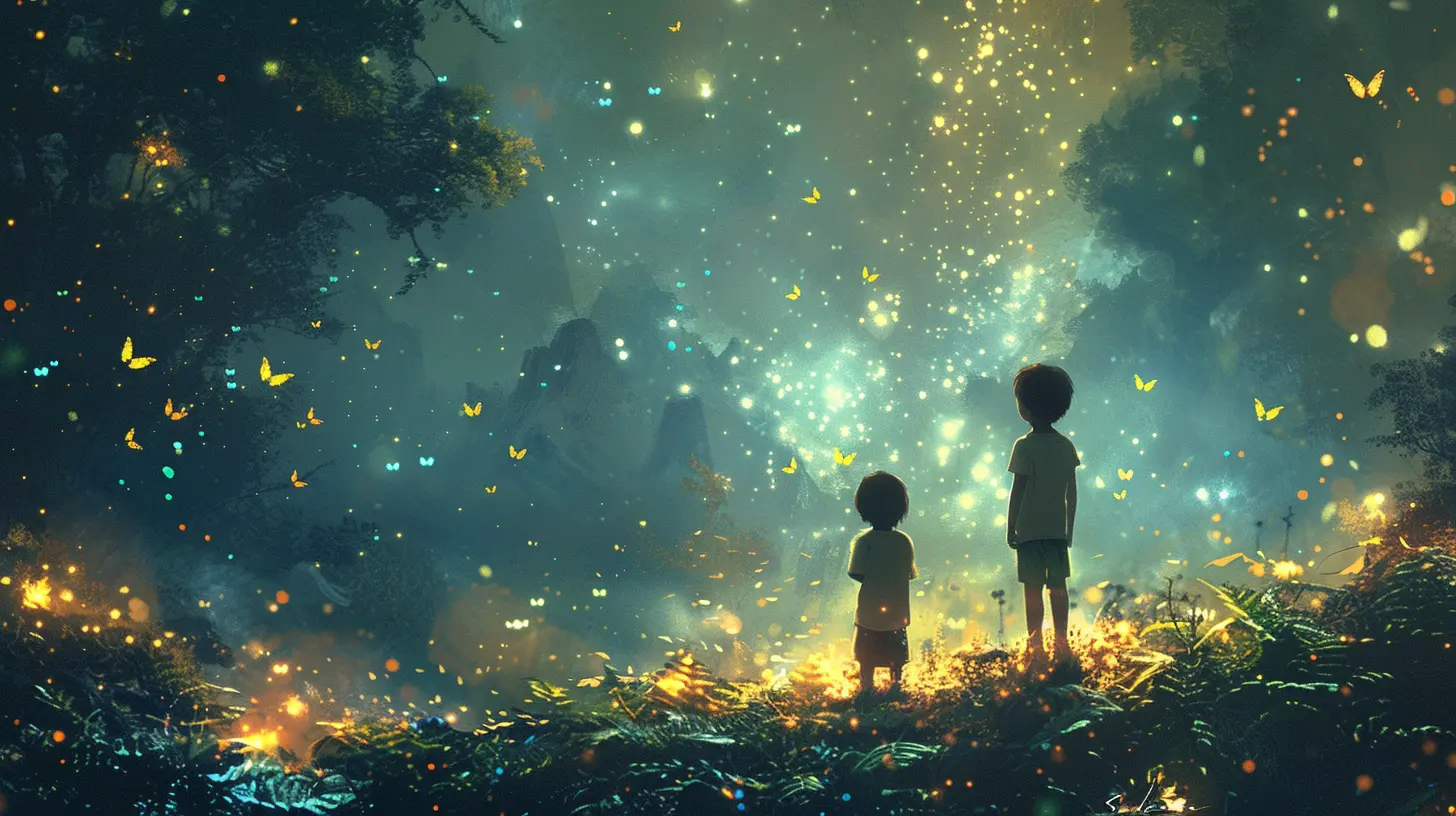 Sibling Bonding Through Storytelling and Imagination