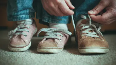 Celebrating the First Time They Tie Their Shoes