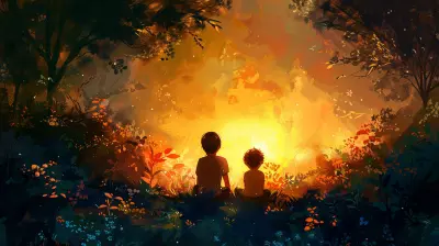 Sibling Bonding Through Storytelling and Imagination