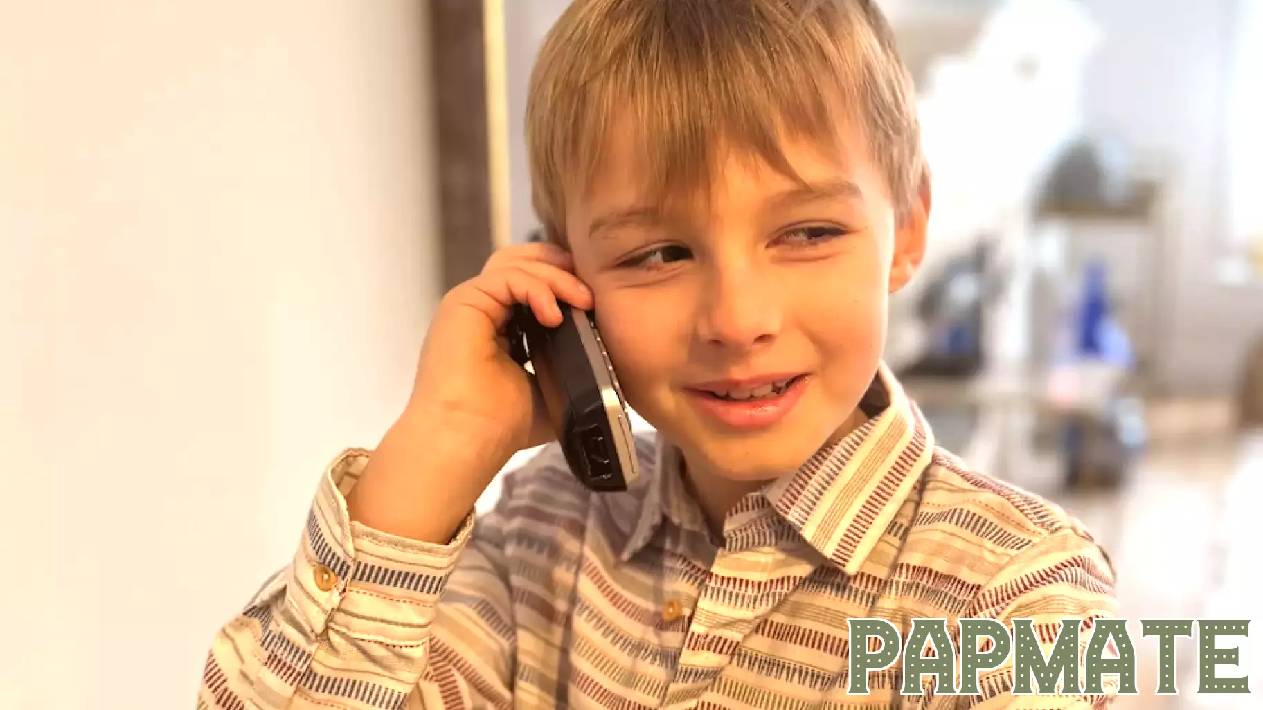 My 8-year-old calls his friends to make playdates himself