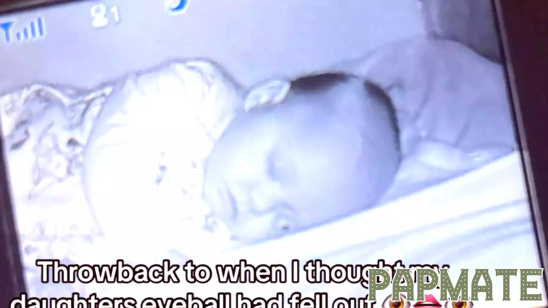 Shocking Discovery on Baby Monitor Leaves Mom Stunned