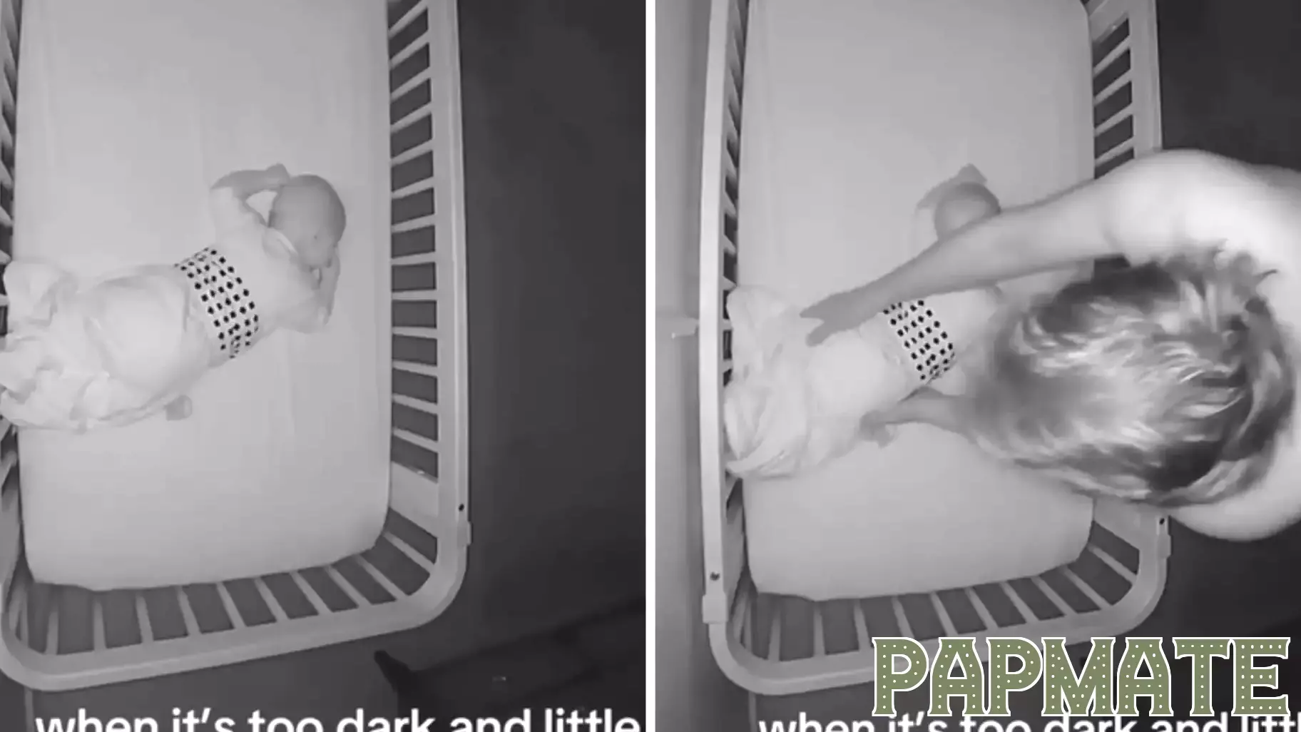 Unexpected Moment Captured by Baby Monitor