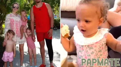 Brittany Mahomes Shares Relatable Parenting Moment as 14-Month-Old Daughter Golden Helps Herself to Her Mom's Food