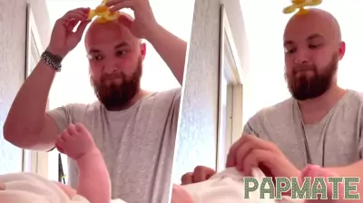 Innovative Diaper Changing Hack: Fidget Spinner for Distraction