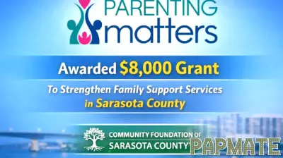 Parenting Matters Receives $8,000 Grant to Strengthen Family Support Services in Sarasota County